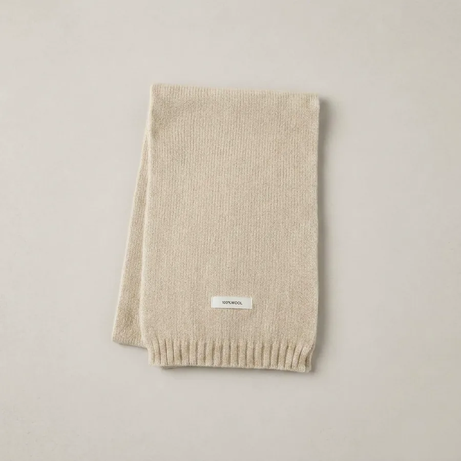 Wool Knit Scarf view 7