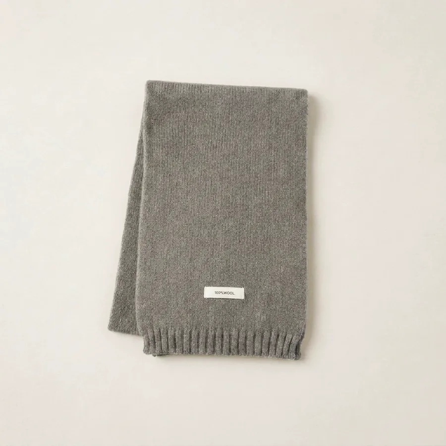 Wool Knit Scarf view 8