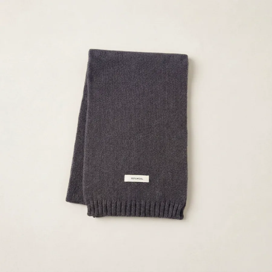Wool Knit Scarf view 9