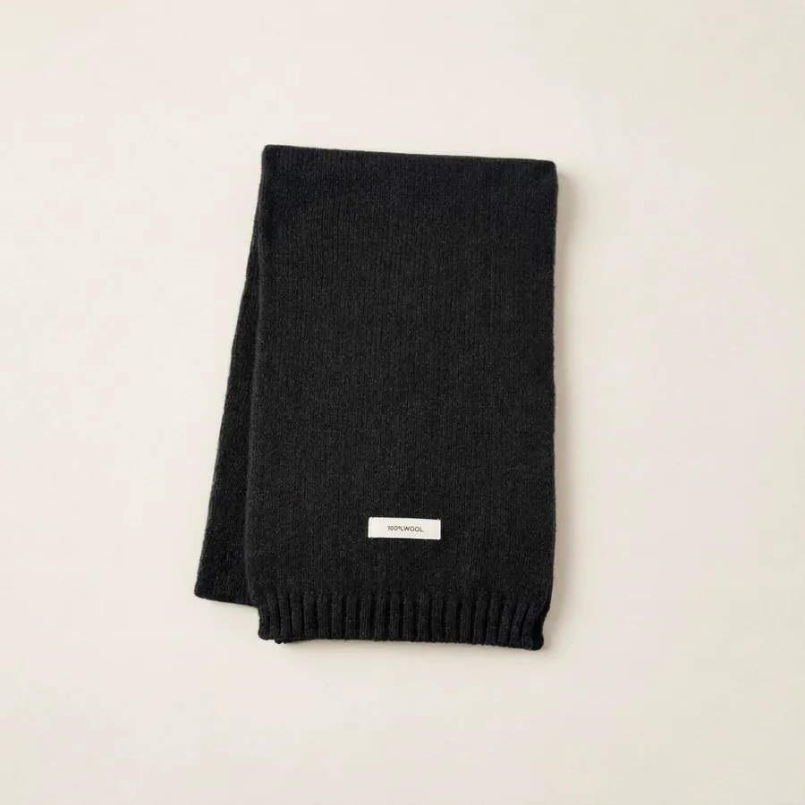 Wool Knit Scarf view 11
