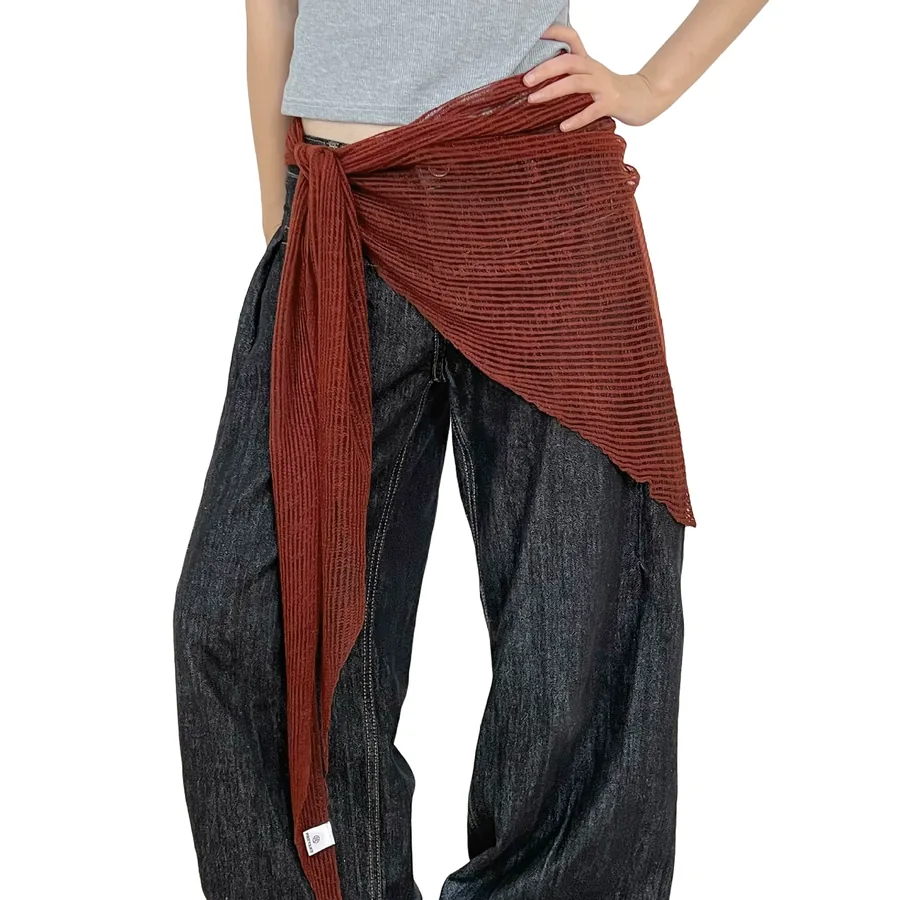 Triangle Shawl with Hollow Out view 5