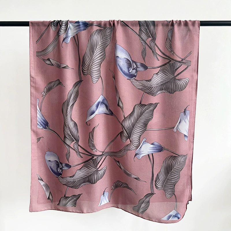 Cotton Linen Square Scarf view 8