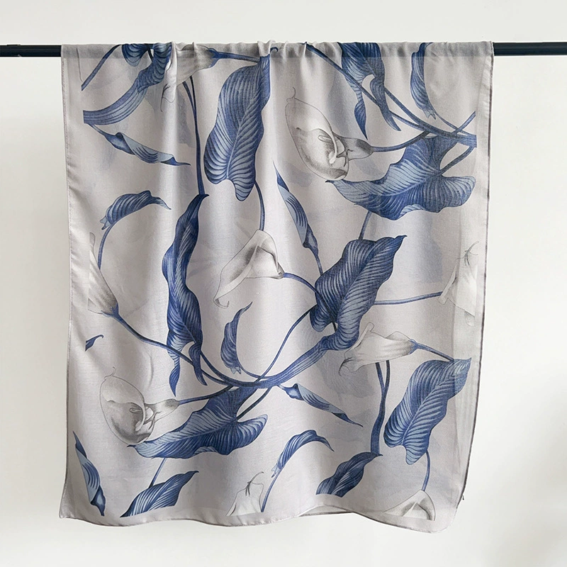 Cotton Linen Square Scarf view 9