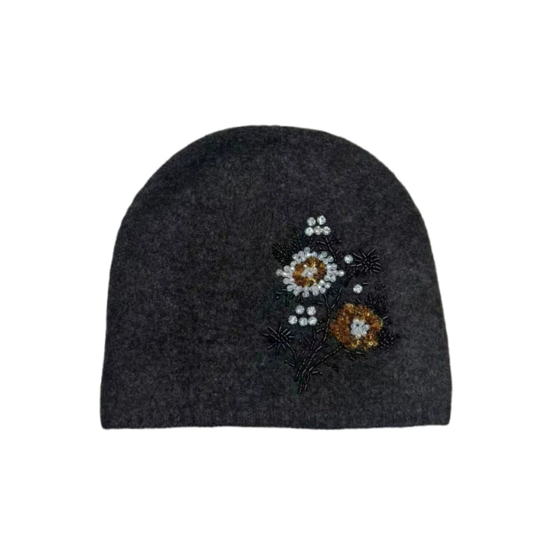 Embroidered Beanie Hat view 10