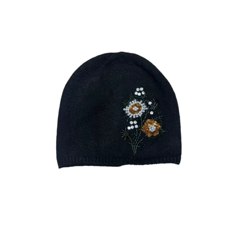 Embroidered Beanie Hat view 12