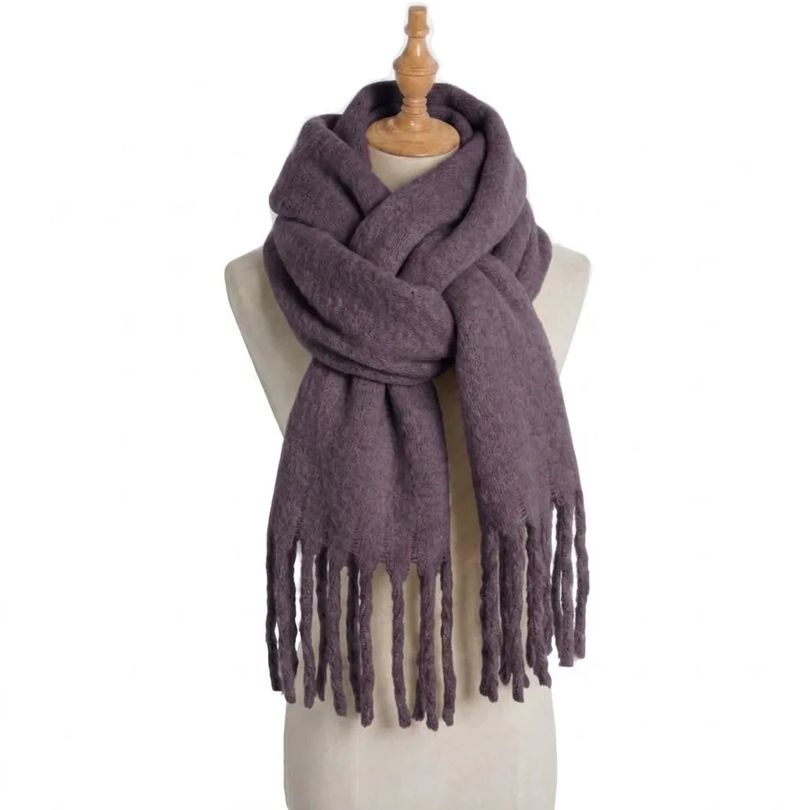 Solid Color Scarf view 8