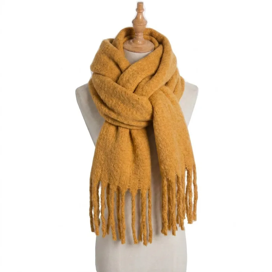 Solid Color Scarf view 12