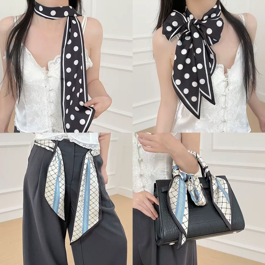 Long Scarf with Tie view 3