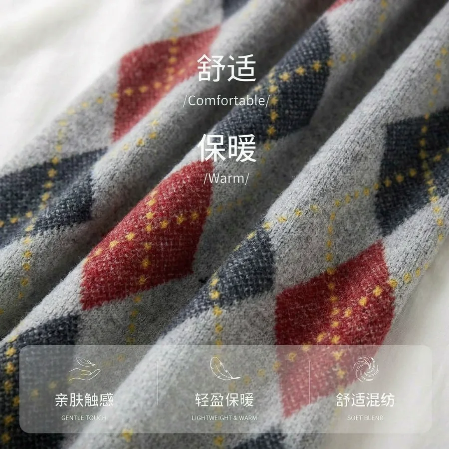 Diamond Pattern Shawl view 4