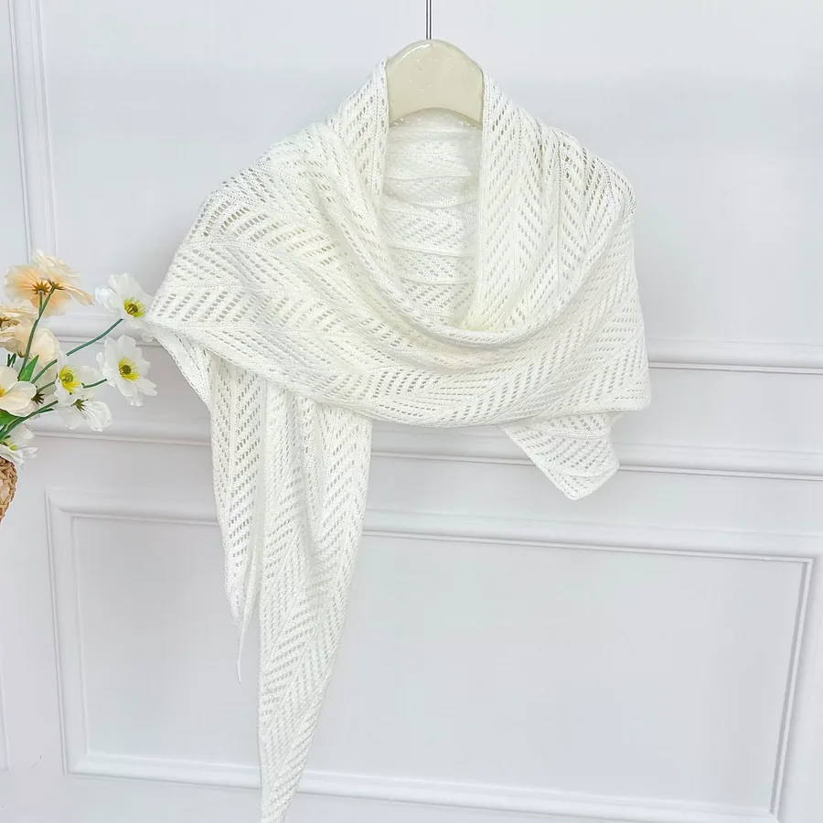 Knitted Shawl Wrap view 6
