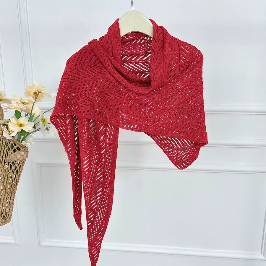 Knitted Shawl Wrap view 8