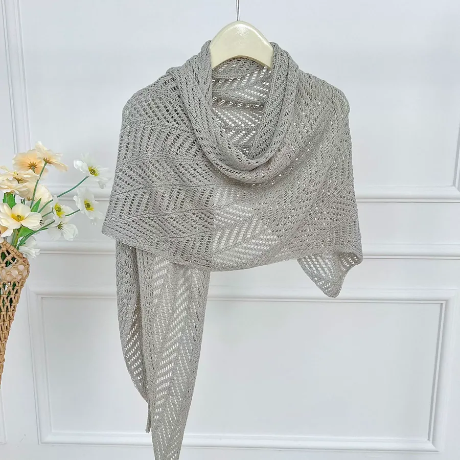 Knitted Shawl Wrap view 9
