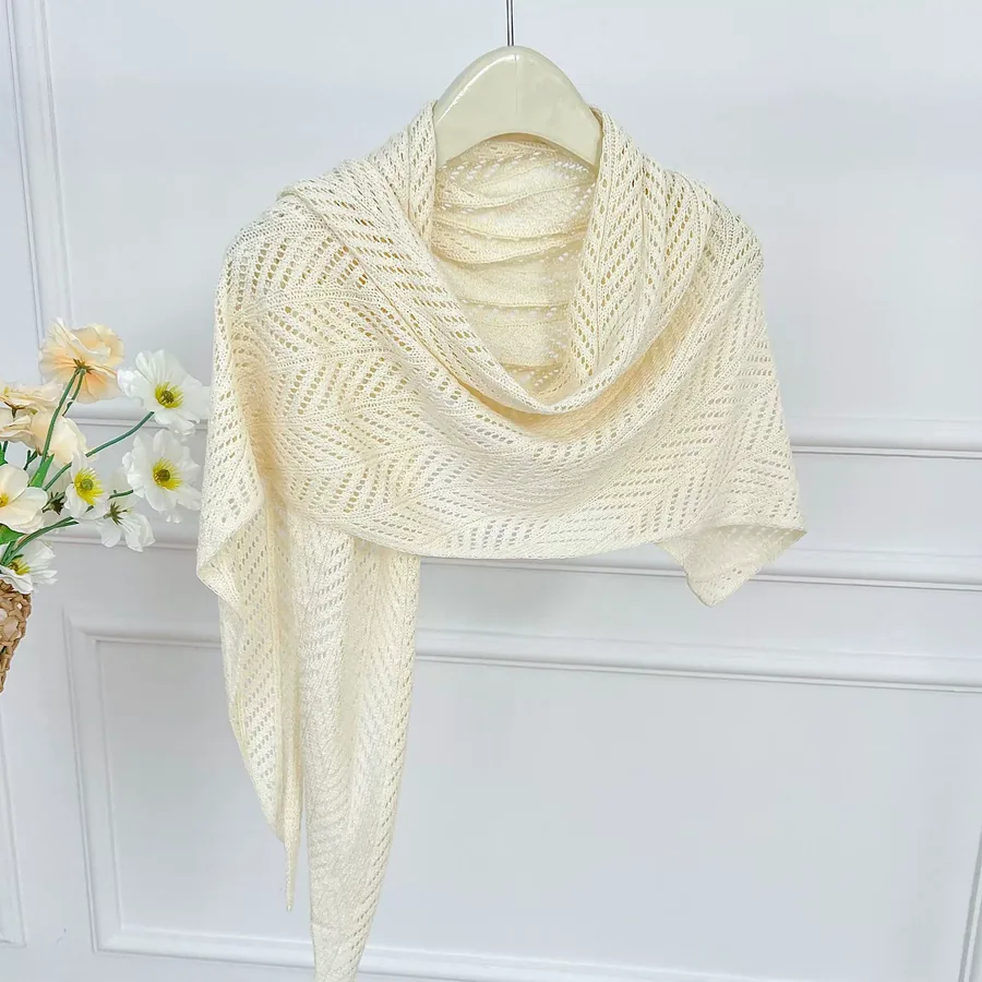 Knitted Shawl Wrap view 10