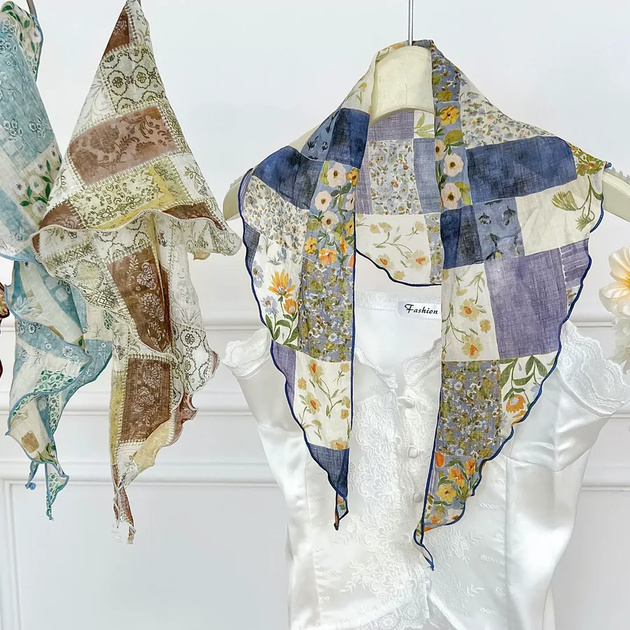 Ramie Triangle Scarf