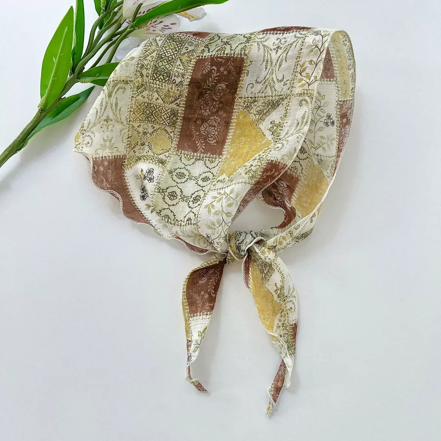 Ramie Triangle Scarf view 6