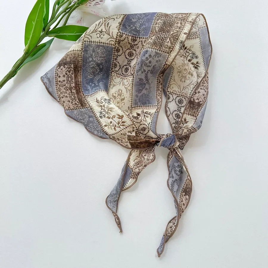 Ramie Triangle Scarf view 7