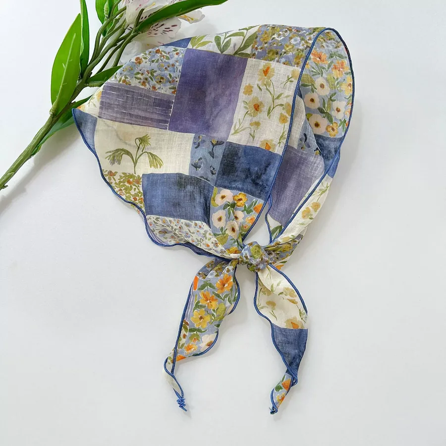 Ramie Triangle Scarf view 9