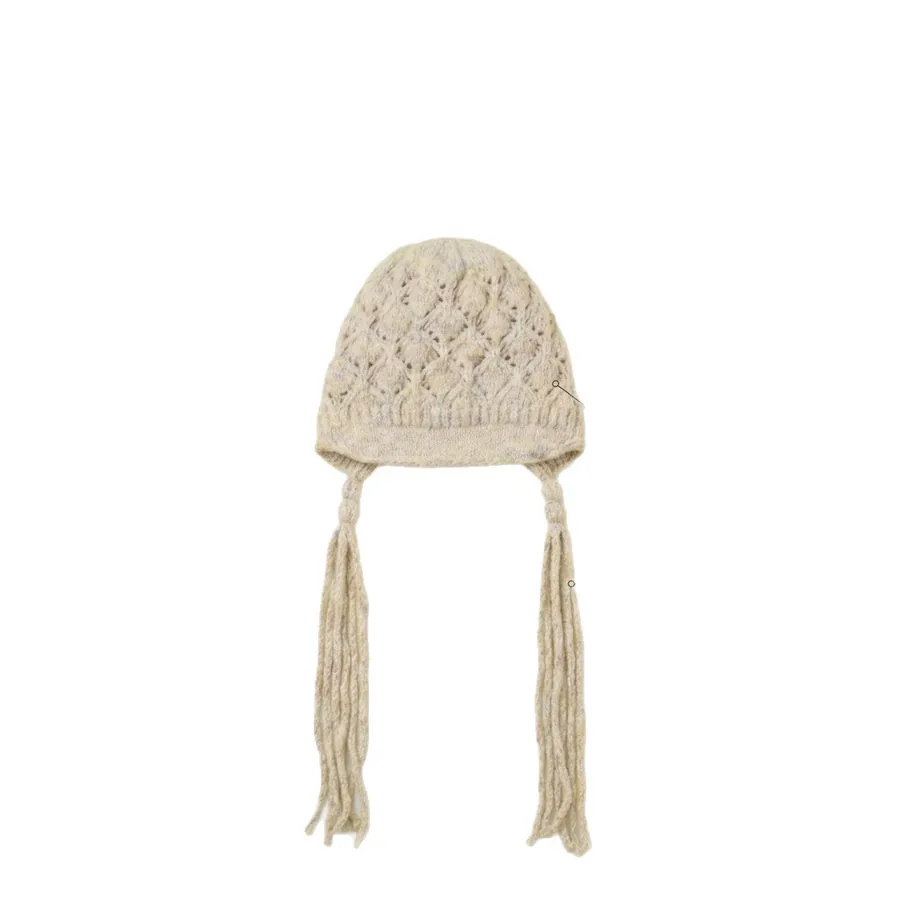 Hand Knit Beanie Hat view 5