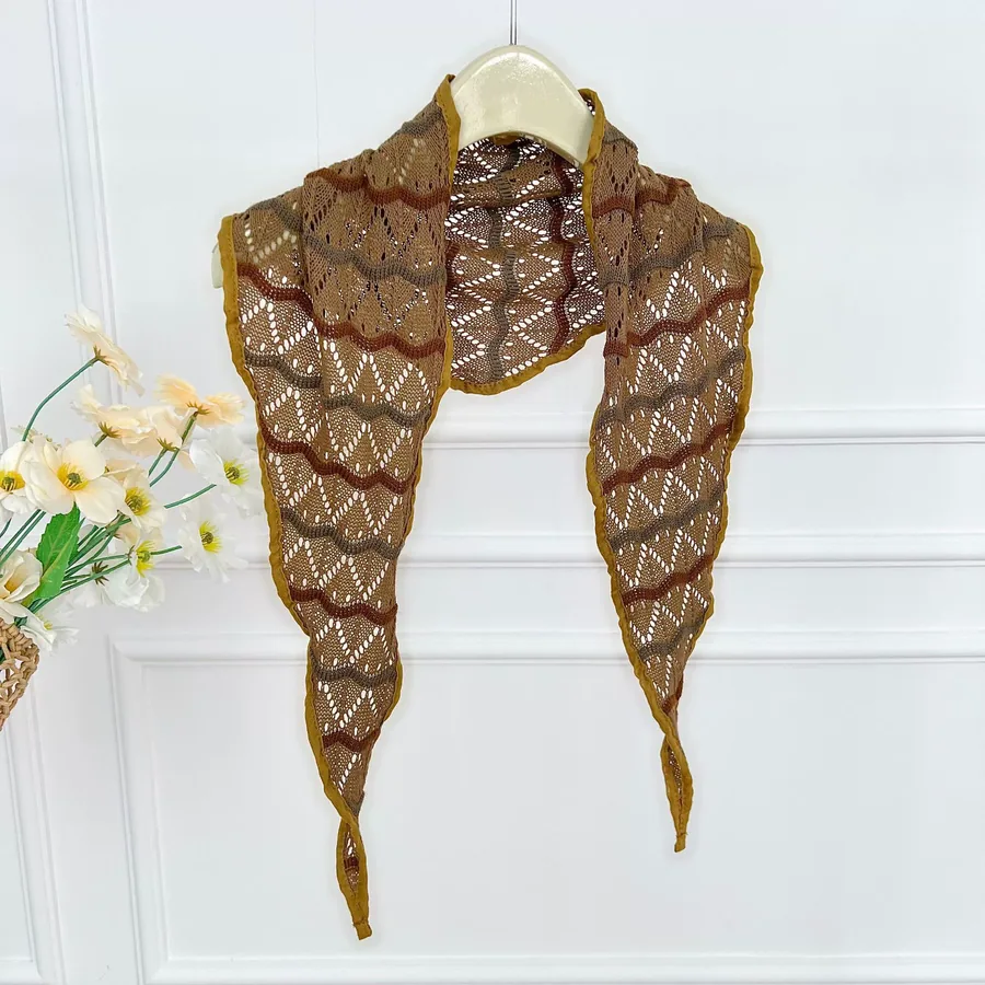 Knitted Triangle Shawl view 7