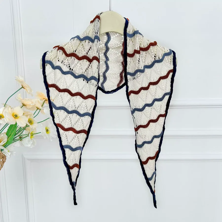 Knitted Triangle Shawl view 10