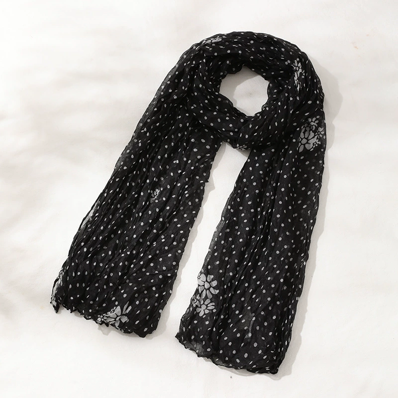 Floral Cotton Scarf view 3