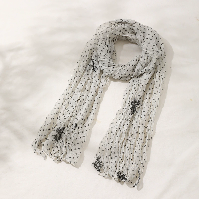 Floral Cotton Scarf view 5