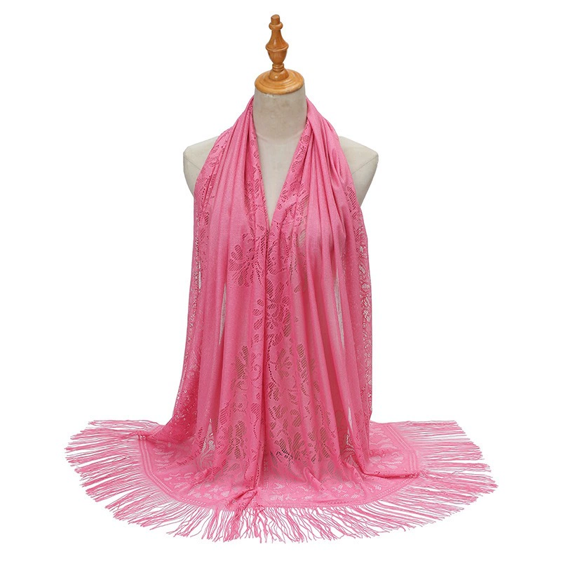 Lace Fringe Scarf view 5