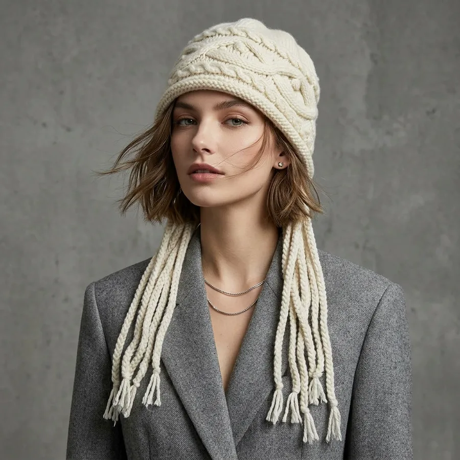 Jellyfish Knit Beanie Hat
