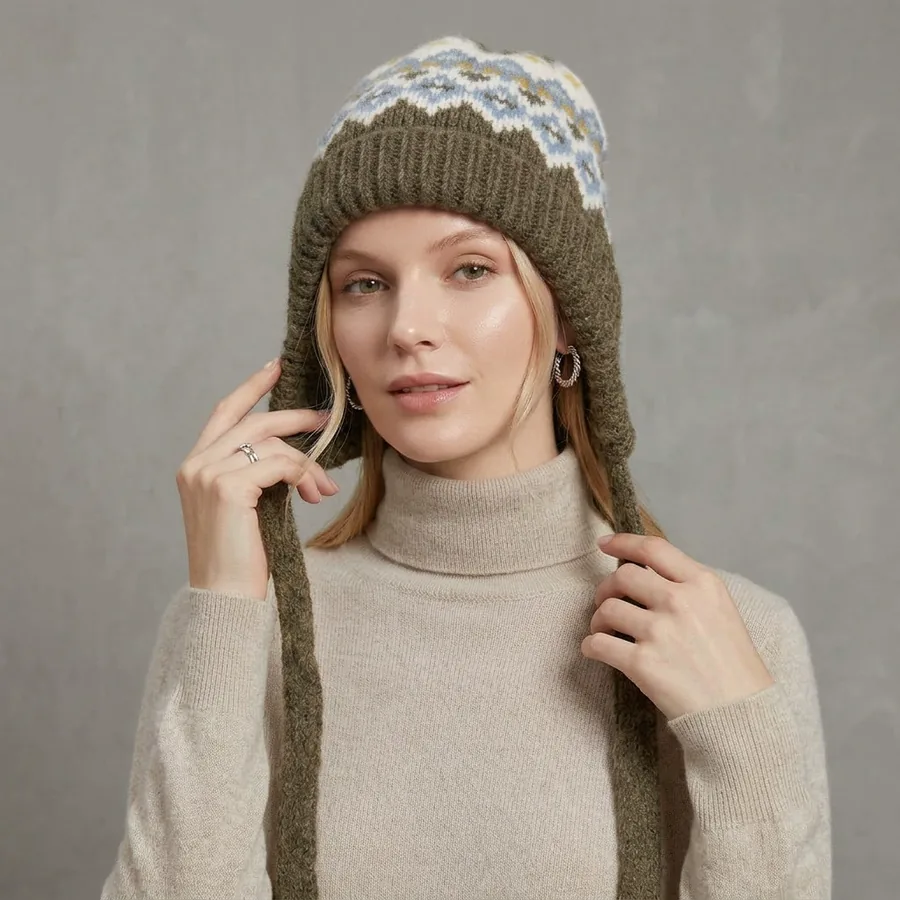 Fleece Lined Beanie Hat view 2
