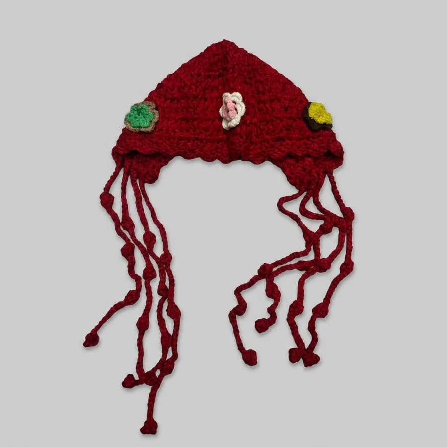 Wool Blend Knit Beanie Hat view 10