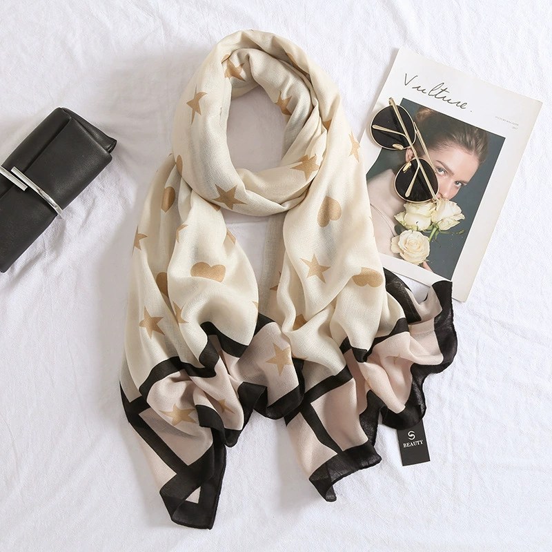 Cotton Linen Winter Scarf view 2