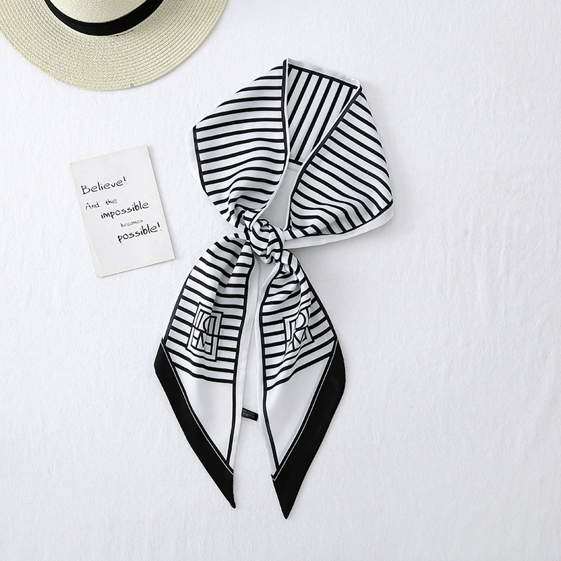 Striped Twilly Scarf view 3