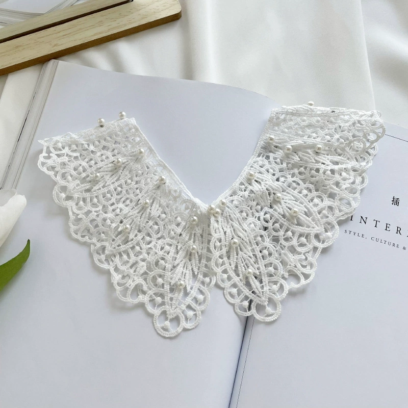 Lace Pearl Capelet view 6