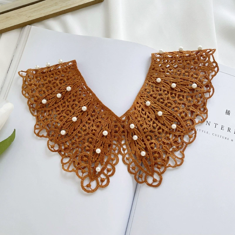 Lace Pearl Capelet view 8