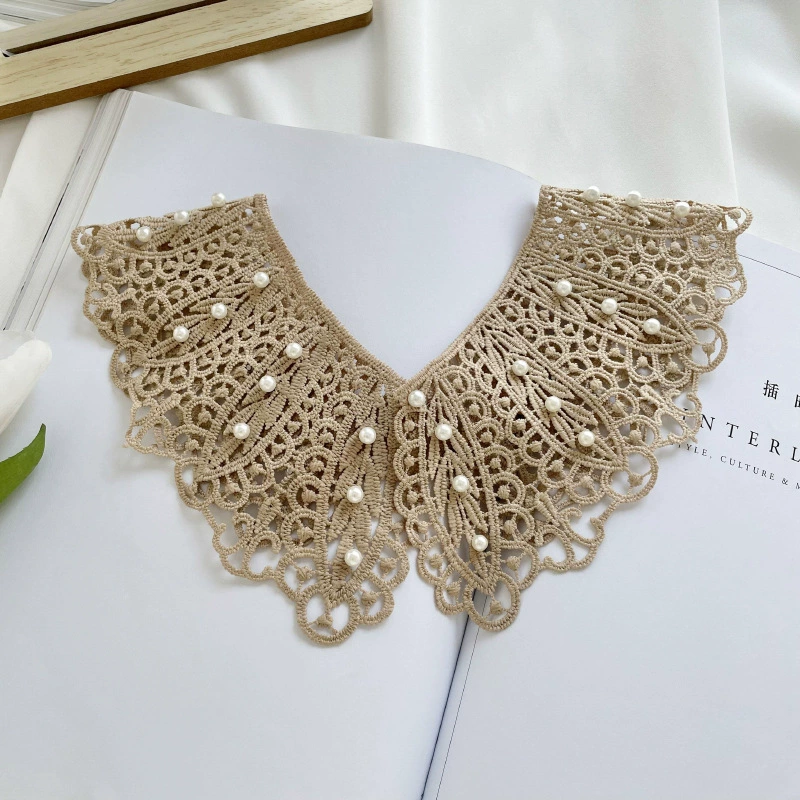 Lace Pearl Capelet view 9