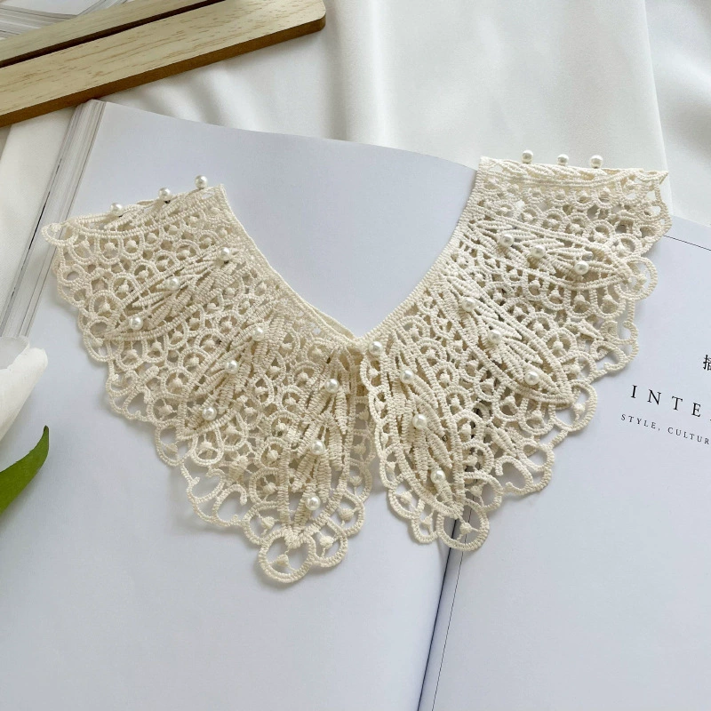 Lace Pearl Capelet view 11