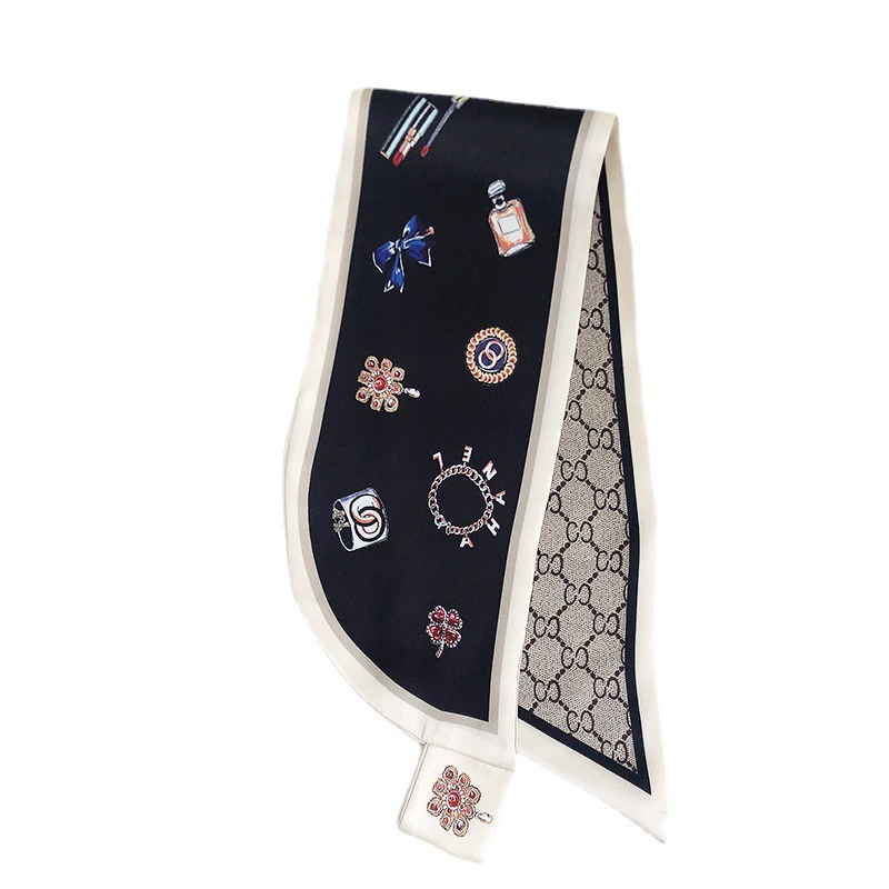 Geometric Twilly Scarf view 5