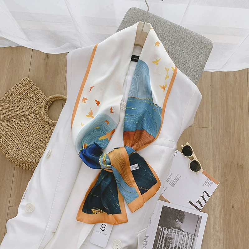 Ink Print Twilly Scarf view 6
