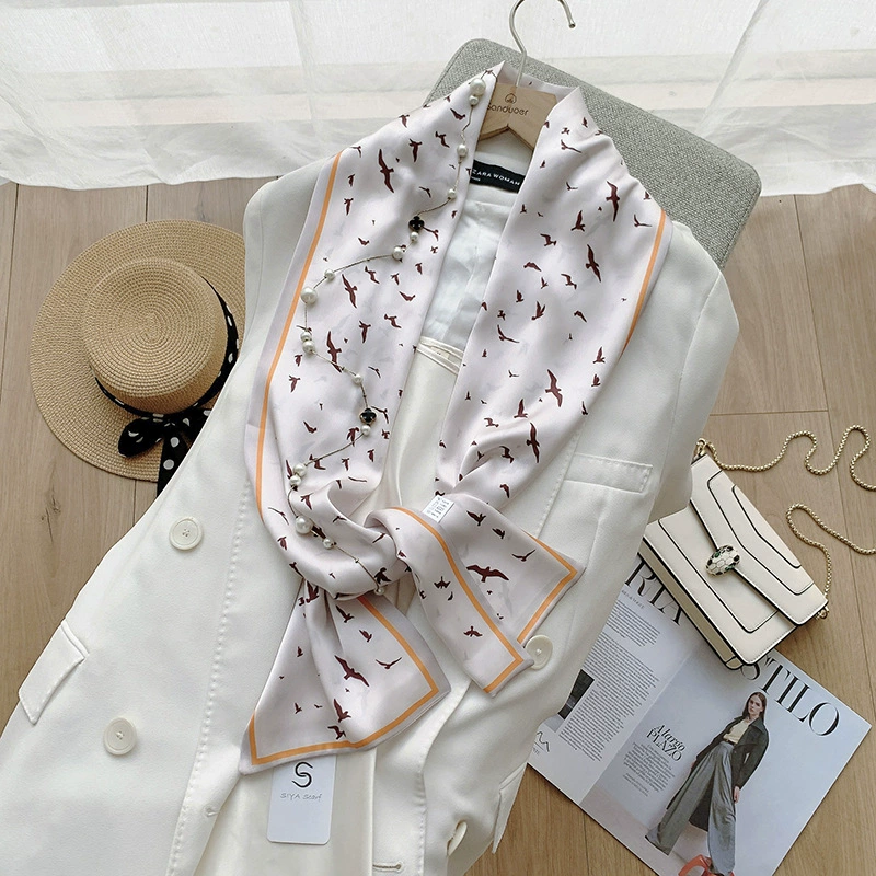 Ink Print Twilly Scarf view 10