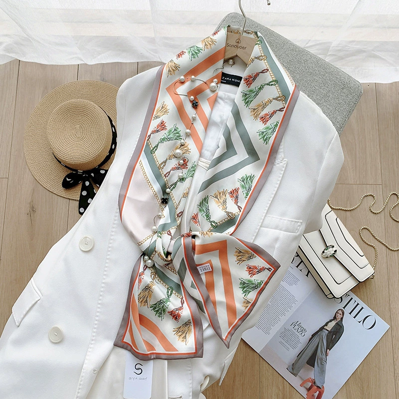 Ink Print Twilly Scarf view 11