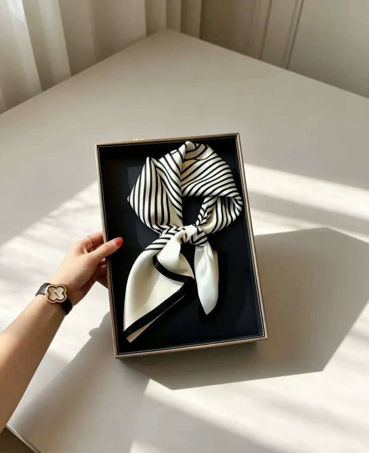 Square Silk Scarf view 3