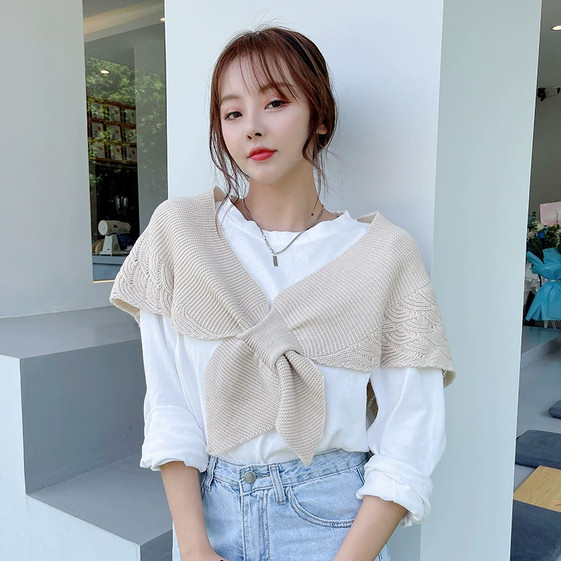 Knitted Capelet Shawl