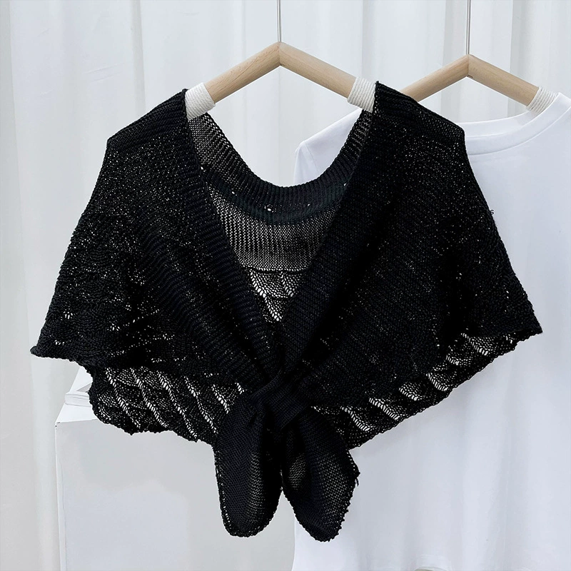 Knitted Capelet Shawl view 7