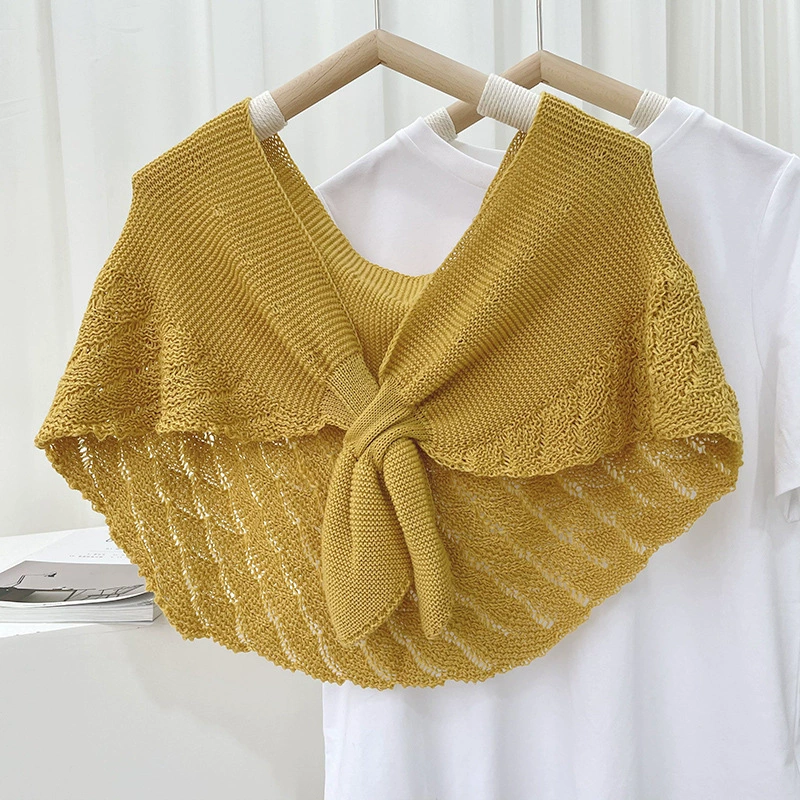 Knitted Capelet Shawl view 9