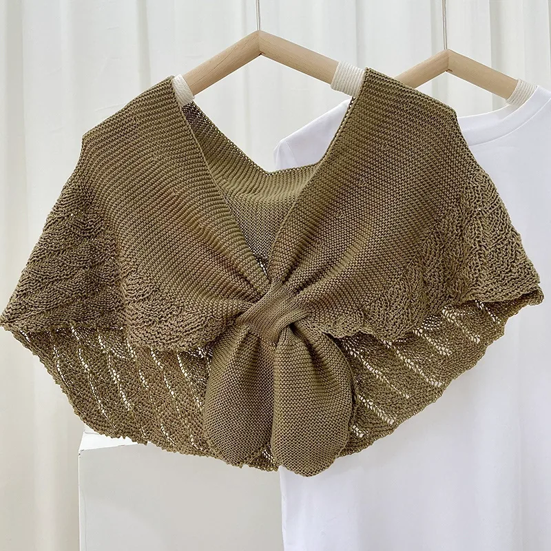 Knitted Capelet Shawl view 12