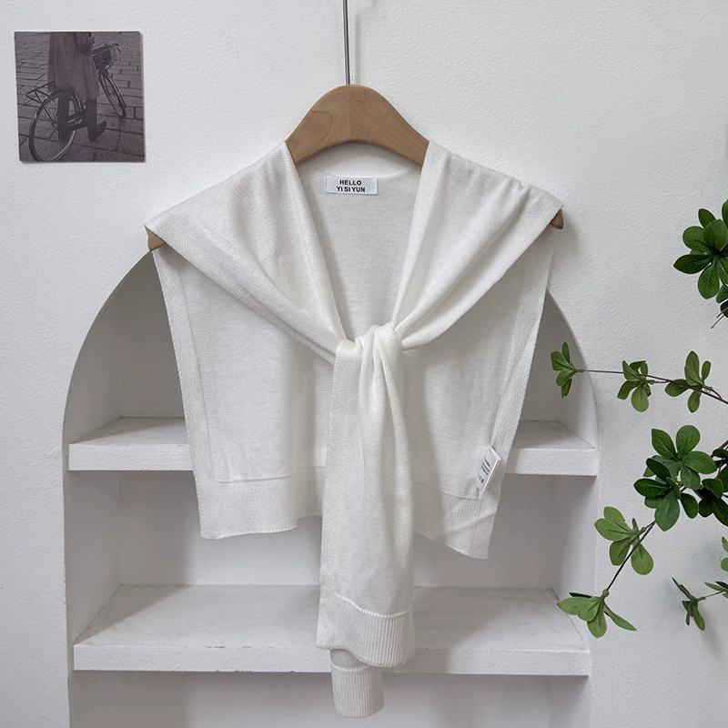 Wool Knitted Capelet view 7