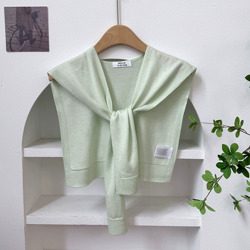 Wool Knitted Capelet view 8