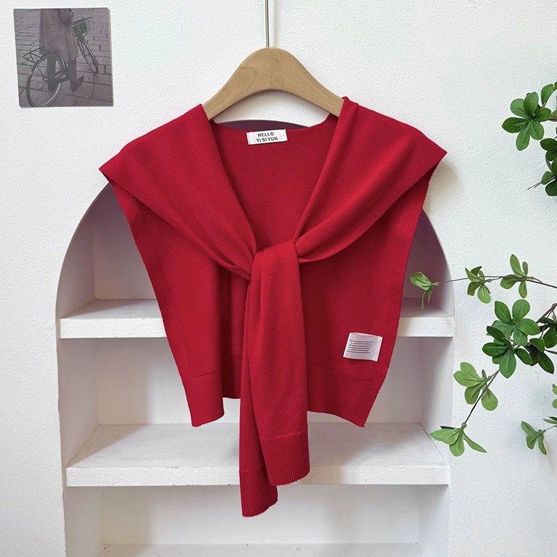 Wool Knitted Capelet view 10