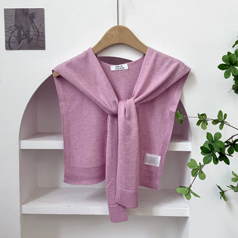 Wool Knitted Capelet view 12