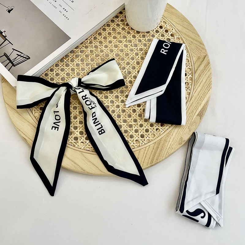 Vintage Letter Hair Scarf